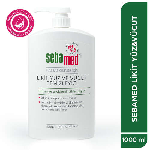 Sebamed Likit Yüz ve Vücut Temizleyici Jel 1000 ml - 2