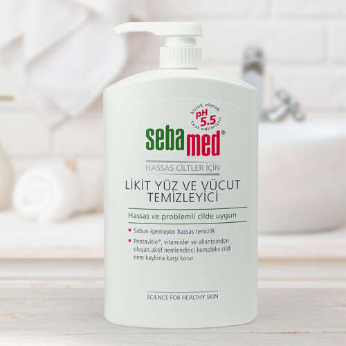 Sebamed Likit Yüz ve Vücut Temizleyici Jel 1000 ml - 3