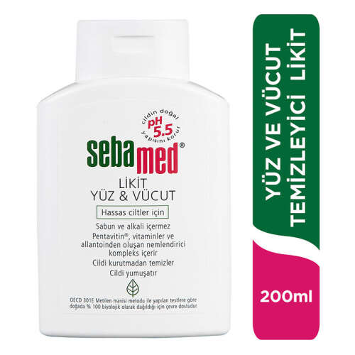 Sebamed Likit Yüz ve Vücut Temizleyici Jel 200 ml - Sebamed