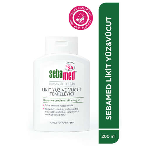 Sebamed Likit Yüz ve Vücut Temizleyici Jel 200 ml - 3