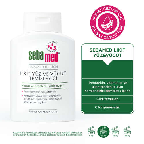 Sebamed Likit Yüz ve Vücut Temizleyici Jel 200 ml - 4