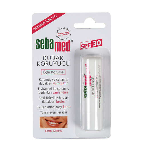 Sebamed SPF 30 Üçlü Etkili Dudak Kremi 4.8 gr - 4
