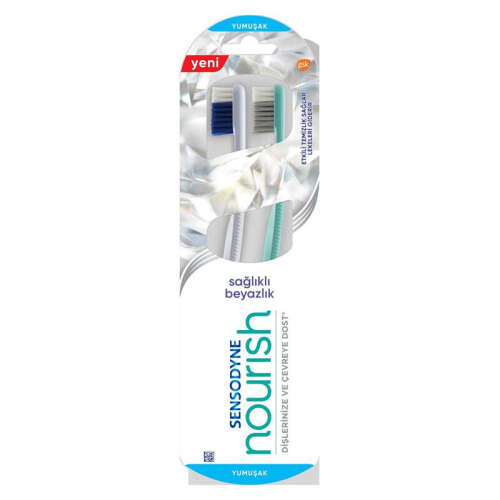 Sensodyne Nourish Diş Fırçası Sağlıklı Beyazlık 2li Paket - Sensodyne