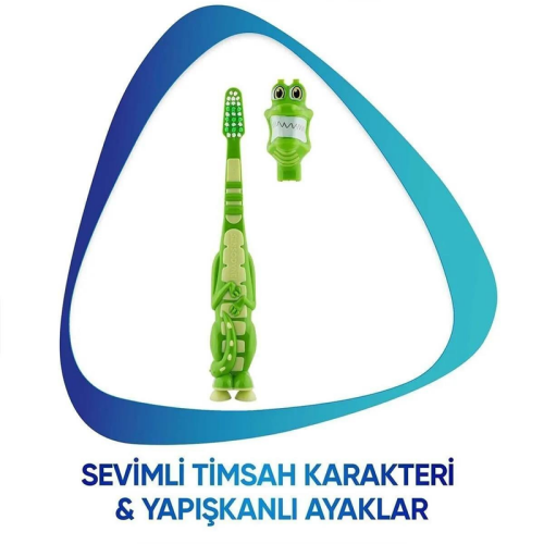 Sensodyne Promine Kids 3-5 Yaş Yumuşak Diş Fırçası - Sevimli Timsah - 4