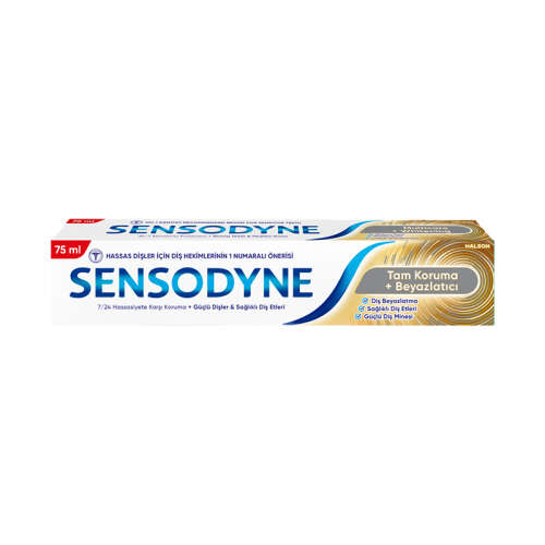 Sensodyne Tam Koruma ve Beyazlatıcı Diş Macunu 75 ml - Sensodyne