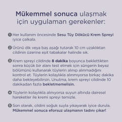 Sesu Men Tüy Dökücü Krem Sprey 150 ml - 4