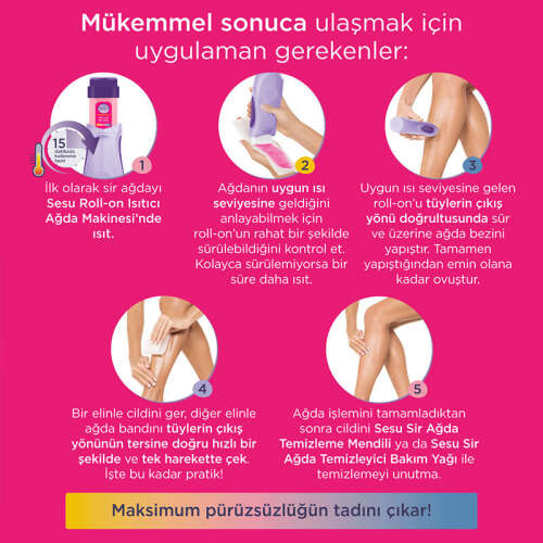 Sesu Roll-On Sir Ağda Ağdaya İlk Adım 100 ml - 5