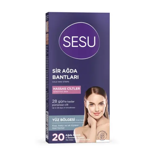 Sesu Sir Ağda Bantları - Hassas Ciltler 20 Adet - 1