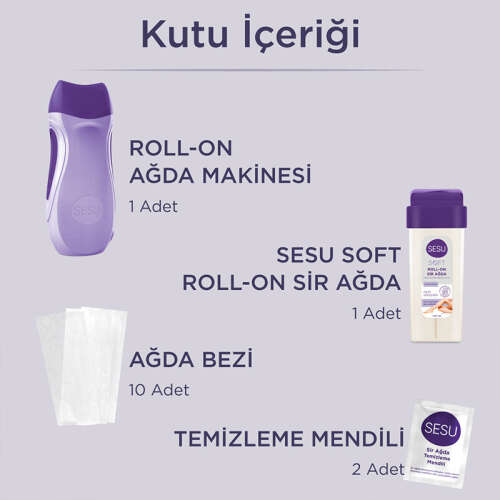 Sesu Soft Roll-on Ağda Seti - 4