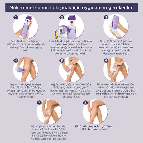 Sesu Soft Roll-on Ağda Seti - 5