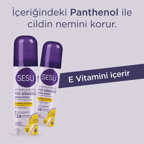 Sesu Tüy Dökücü Krem Sprey 150 ml - Normal Tüyler - 2