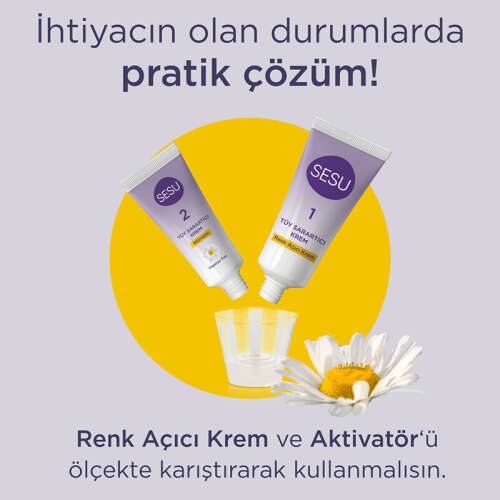 Sesu Tüy Sarartıcı Krem 35gr+18gr - 3