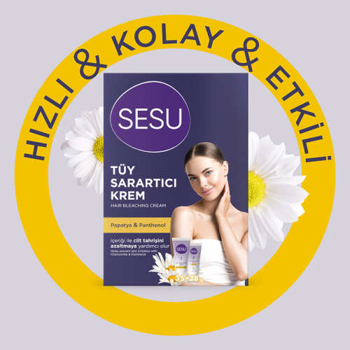 Sesu Tüy Sarartıcı Krem 35gr+18gr - 4