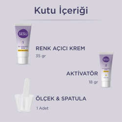 Sesu Tüy Sarartıcı Krem 35gr+18gr - 2