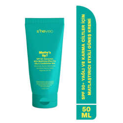 She Vec Matte's SPF50+ Yağlı ve Karma Ciltler için Matlaştırıcı Etkili Güneş Kremi 50 ml - 2