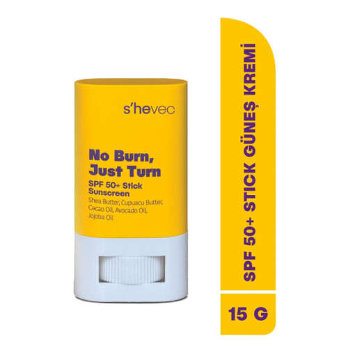 She Vec No Burn Just Spf50+ Stick Güneş Kremi 15 g - 2