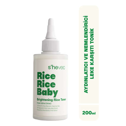 She Vec Rice Rice Baby – Aydınlatıcı Pirinç Tonik 200 ml - 3