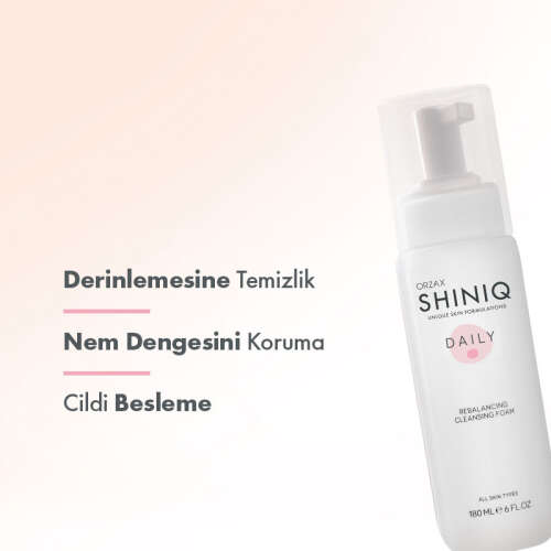 Shiniq Daily Tüm Ciltler İçin Dengeleyici Temizleme Köpüğü 200 ml - 3