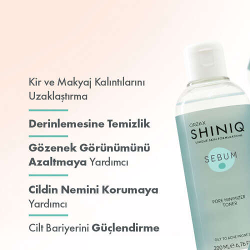 Shiniq Sebum Gözenek Sıkılaştırıcı Tonik 200 ml - 3