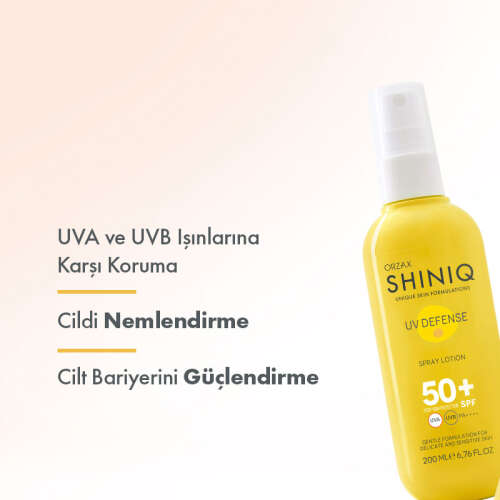 Shiniq UV Defense Güneş Koruyucu Vücut Spreyi SPF 50+ 200 ml - 3