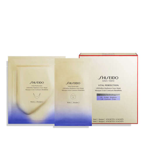 Shiseido Vital Perfection LiftDefine Radiance Face Mask 6 Sheets - 1