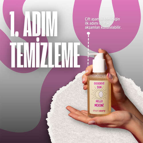 Short Story GOODBYE SUN, HELLO MOON! Yüz Temizleme Yağı 200 ml - 5