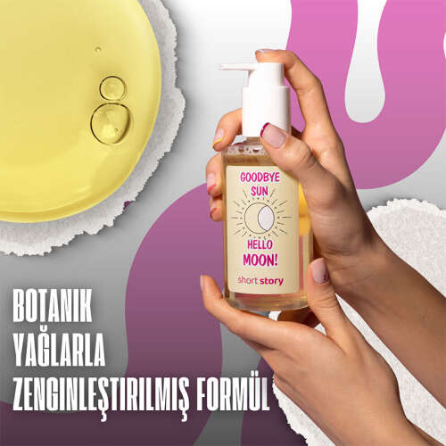 Short Story GOODBYE SUN, HELLO MOON! Yüz Temizleme Yağı 200 ml - 7