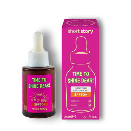 Short Story TIME TO SHINE DEAR! SPF50+ C Vitaminli Güneş Serumu 30 ml - 1
