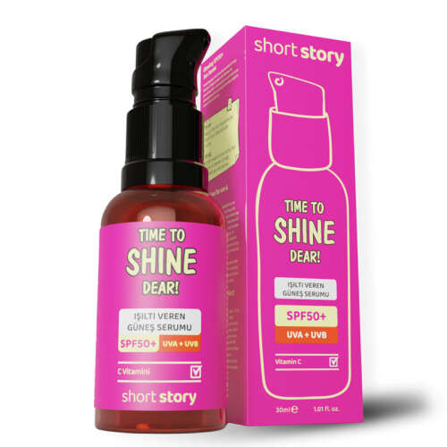 Short Story TIME TO SHINE DEAR! SPF50+ C Vitaminli Güneş Serumu 30 ml - 2