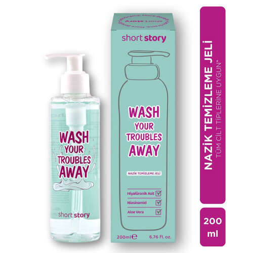 Short Story WASH YOUR TROUBLES AWAY Yüz Temizleme Jeli 200 ml - 2