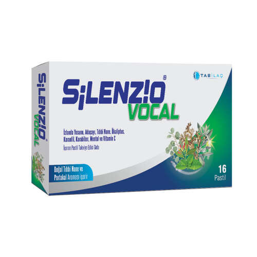 Silenzio Vocal 16 Pastil - TAB İlaç Sanayi A.Ş