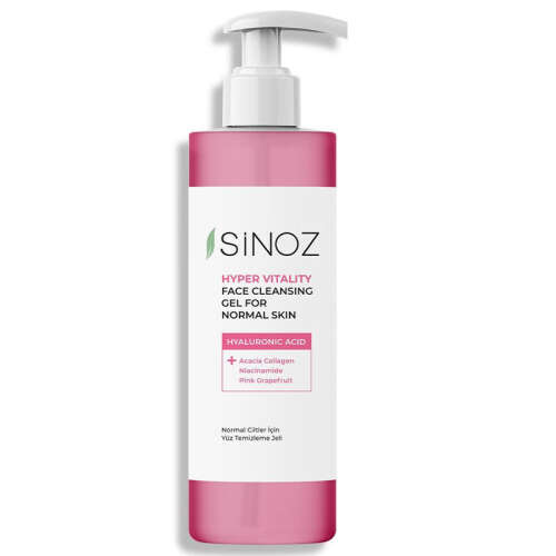 Sinoz Hyper Vitality Normal Ciltler Yüz Temizleme Jeli 400 ml - Sinoz