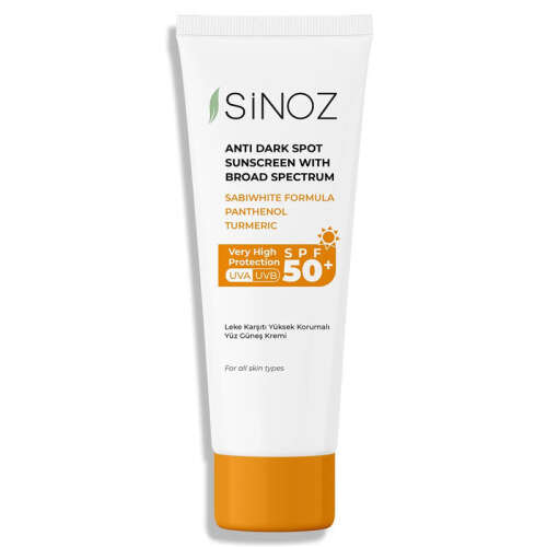 Sinoz Leke Karşıtı Güneş Koruyucu Krem SPF 50+ 50 ml - Sinoz