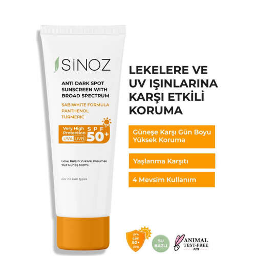Sinoz Leke Karşıtı Güneş Koruyucu Krem SPF 50+ 50 ml - 2