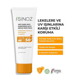 Sinoz Leke Karşıtı Güneş Koruyucu Krem SPF 50+ 50 ml - 2