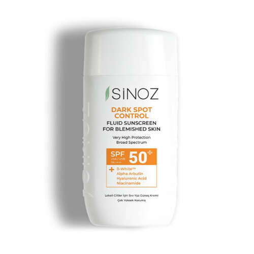 Sinoz Spf50+ Lekeli Ciltlere Özel Sıvı Güneş Kremi 50 ml - Sinoz