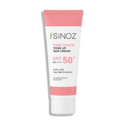 Sinoz SPF50+ Ton Eşitleyici PA++++ Pembe Güneş Kremi 50 ml - 2