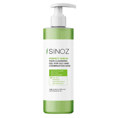 Sinoz Yağlı ve Karma Ciltler İçin Yüz Temizleme Jeli 400 ml - Sinoz
