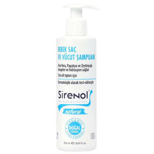 Sirenol Bebek Saç ve Vücut Şampuanı 250 ml - Sirenol