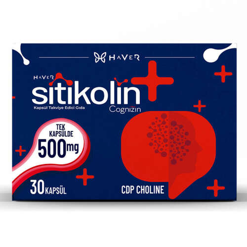 Sitikolin Cognizin 500 mg 30 Kapsül - Haver Farma