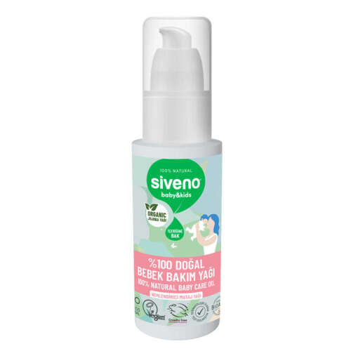 Siveno %100 Doğal Bebek Bakım Yağı 50 ml - Siveno