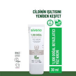 Siveno %100 Doğal Beyazlatıcı Yüz Kremi 30 ml - 2