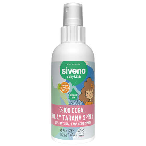 Siveno %100 Doğal Çocuklar İçin Kolay Tarama Spreyi 100 ml - Siveno