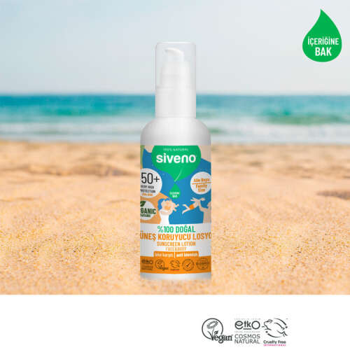 Siveno %100 Doğal Güneş Koruyucu Losyon 100 ml - 4