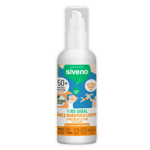 Siveno %100 Doğal Güneş Koruyucu Losyon 100 ml - Siveno