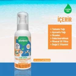 Siveno Tamanu Yağlı Doğal SPF50 Güneş Losyonu 100 ml - 4