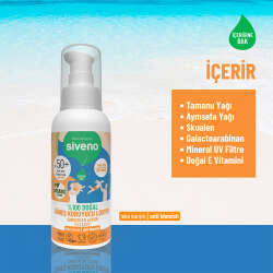 Siveno %100 Doğal Güneş Koruyucu Losyon 100 ml - 3