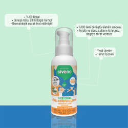 Siveno %100 Doğal Güneş Koruyucu Losyon 100 ml - 6