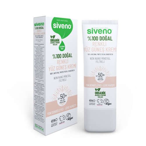 Siveno %100 Doğal Renkli Yüz Güneş Kremi 30 ml - Siveno