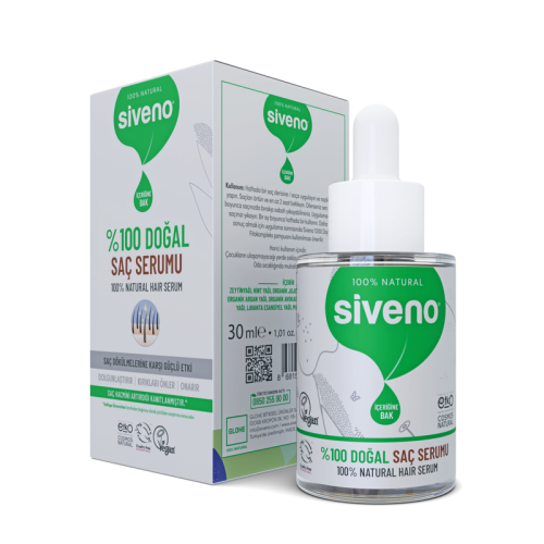 Siveno %100 Doğal Saç Bakım Serumu 30 ml - 1